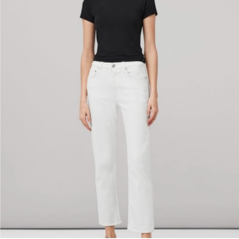 NWT rag & bone Jeans White Nolita Marilyn Crop Size 24